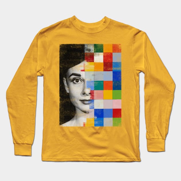 Audrey Long Sleeve T-Shirt by bulografik